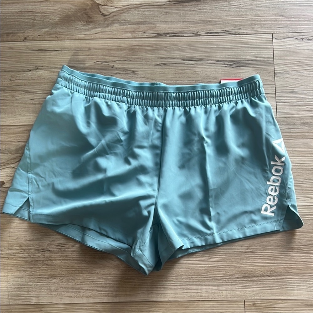 NEW Reebok Aqua Blue Workout Shorts